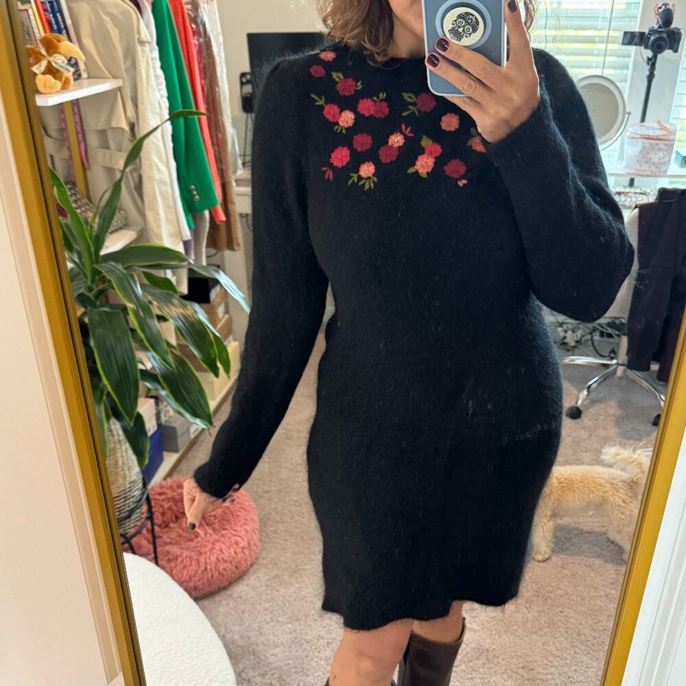 Sezane sweater dress size 8